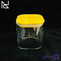 بانکه نگهدارنده پیرکس مربعی | ۱۰×۳۰ با درب بامبو