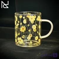 ماگ پیرکس Good Morning گل بابونه | برند Deli Glass