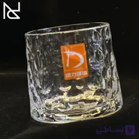 نیم‌لیوان چرخشی مدل حبابی |برند دلی گلس