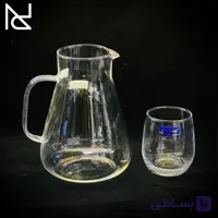 ست پارچ و لیوان پیرکس هفت‌رنگ (گلکسی) | Deli Glass