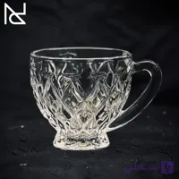 فنجان بلوری طرح لوزی