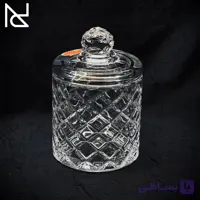 قندان بلوری مدل میلیون (لوزی) | سایز بزرگ (نبات‌خوری)