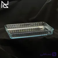 تابه بورجام پیرکس پاشاباغچه مستطیل بزرگ کد ۵۹۲۰۴