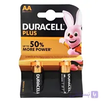 باتری قلمی دوراسل مدل plus-morepower بسته دو عدد
