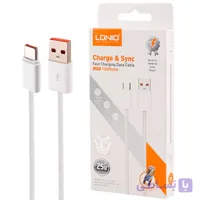 کابل شارژ لایتنینگ الدینیو مدل LS901 طول ۱ متر فست شارژ ۲۵ وات