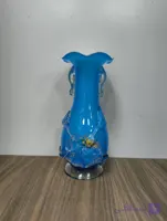 گلدان عراقی آبی قدیمی