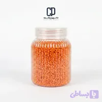 جار 750سی سی آشپزخانه 40 گرم دهانه 70 درب پلاستیکی