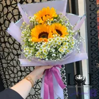 دسته گل طبیعی آفتابگردان DL209