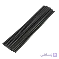 چسب حرارتی فوق مقاوم مشکی 7*150 میلیمتر (بسته ده عددی)