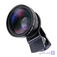 لنز کلیپسی موبایل ماکرو واید مدل 0.45X ( 2 در 1)