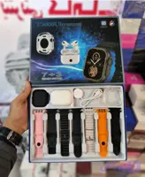 ساعت هوشمند T3000 ultramax هفت بند+ایرپاد+کاور ژلاتینی شفاف