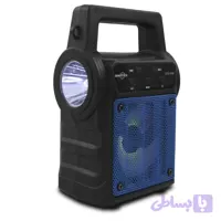 اسپیکر بلوتوثی قابل حمل گریت نایس GREATNIC مدل GTS-1748 با چراغ قوه و پنل شارژ خورشیدی