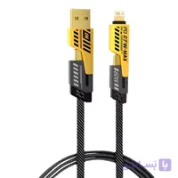 کابل شارژ 1 متری 4 کاره برزنتی 65 وات Flat Wire
