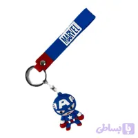 جاسوییچی و جاکلیدی طرح مرد بوکسور مارول MARVEL آبی
