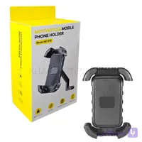 هولدر و نگهدارنده موبایل مدل MT-918 مخصوص موتورسیکلت با پایه فلزی و چرخش 360 درجه