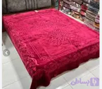 پتو گلبافت ۲نفره فشرده بافت عالی با گرمابخشی بالا گلبرجسته رنگ پوست پیازی