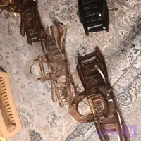 کیلیپس مو مجلسی طرح پاپیون مطابق عکس زیبا و جنس وارداتی مخصوص موهای پرپشت ومجعد