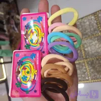 کش مو اعلا ساده هر بسته ۶عدد رنگ پاستیلی و۶عدد رنگ مات جمعا۱۲ عدد
