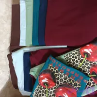 ست تیشرت شلوارک نخ پنبه اعلا سایز۳۸تا۴۶