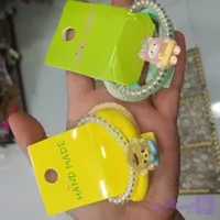 کش مو ۳عدد،کش مو عروسکی مجلسی دخترانه بچه گانه وارداتی رنگ آبی