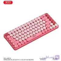 کیبورد بی سیم ایکس او مدل XO KB-12 صورتی