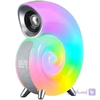 اسپیکر پرتابل و چراغ خواب مدل CONCH N63 RGB فانتزی حلزونی