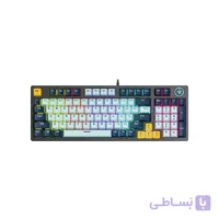 کیبورد سیم دار گیمینگ فنتک مدل FANTECH ATOM 96 MK890v2 BLUE SWITCH
