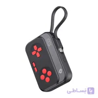 پاوربانک گیمینگ پرودو مدل PORODO GAMING PDX549 10000mAh PD 20W مشکی قرمز