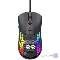 ماوس سیم دار گیمینگ هیسکا مدل HISKA HX-MOG340
