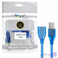 کابل دوربین مادگی رویال مدل ROYAL 0.3M