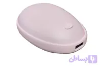 گرم‌کن دست و پاوربانک (5000, میلی‌آمپر ساعت) مدل C-11 – طرح گرد با رنگ‌صورتی