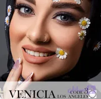 لنز رنگی ونیسیا مدل لس آنجلس LOS ANGELES کد ۳ | لنز رنگی چشم
