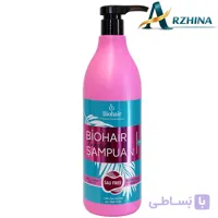 شامپو مغذی و فیلر بایو هیر حاوی روغن آرگان و کراتین مناسب انواع مو