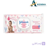 دستمال مرطوب کودک جانسون بسته 72 عددی