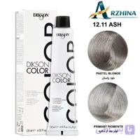 رنگ موی بدون سولفات دیکسون COLD SERIS شماره 12.11 رنگ خاکستری
