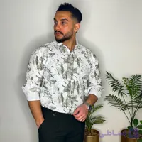 پیراهن مردانه طرح‌دار کنفی بهاره و تابستانه - فروشگاه پوشاک علی بابا
