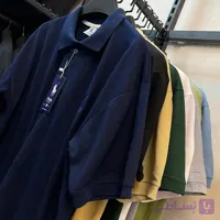 تیشرت یقه‌دار سه‌دکمه جودون - فروشگاه پوشاک علی بابا