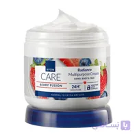 کرم آبرسان و روشن‌کننده چندمنظوره صورت، دست و بدن آون | Avon Care Berry Fusion Radiance Multipurpose Cream