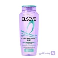 شامپو موی چرب لورآل با سالیسیلیک اسید | LOreal Paris Elseve Hydra Hyaluronic Pure