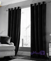 پرده پانچ مخمل شانل مشکی اقساط۴ماهه
