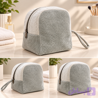 کیف مخمل مینی کوله زیپی