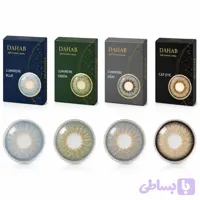 لنز رنگی دهب سری لومیر و کت آی آبی لومیر (LUMIRERE BLUE)