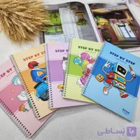 دفتر زبان سیمی 2 خط مدل پستکارت