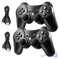 دسته بازی PS3 بی سیم Diswoe بسته 2 عددی