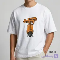 تیشرت چاپی طرح vespa