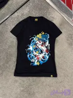 تیشرت Y2K بیبی تی زنانه گرافیکی جانگل ایپ Vintage Jungle Ape Girls Y2K “Koi Fish” Graphic Baby T-Shirt