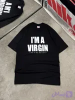 تیشرت باکسی گرافیکی گرم بالا بی او تی B.O.T “I’m a Virgin” Printed Heavyweight Boxy T-Shirt