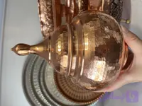 شکلات خوری مسی چکشی مدل اشک