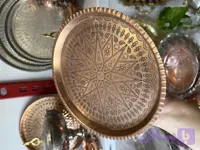 سینی قلم زنی مسی طرحدار