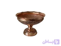 شکلات خوری مسی قلم زنی 23 سانتی
